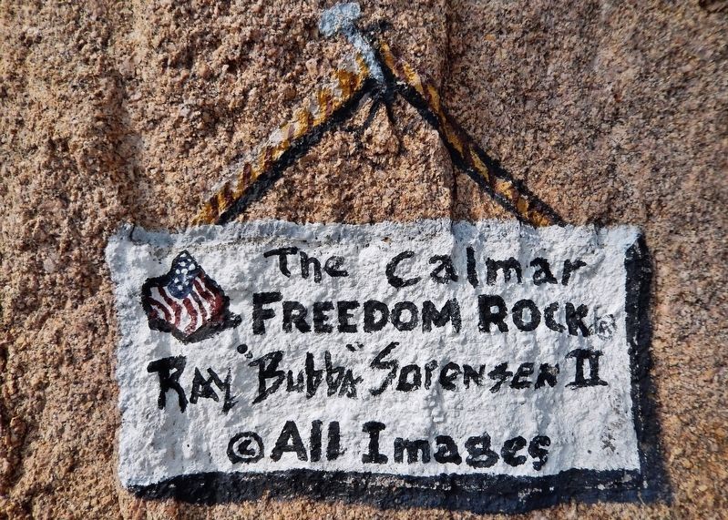 Winneshiek County Freedom Rock Artist image. Click for full size.