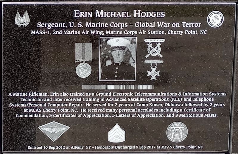 Erin Michael Hodges Marker image. Click for full size.