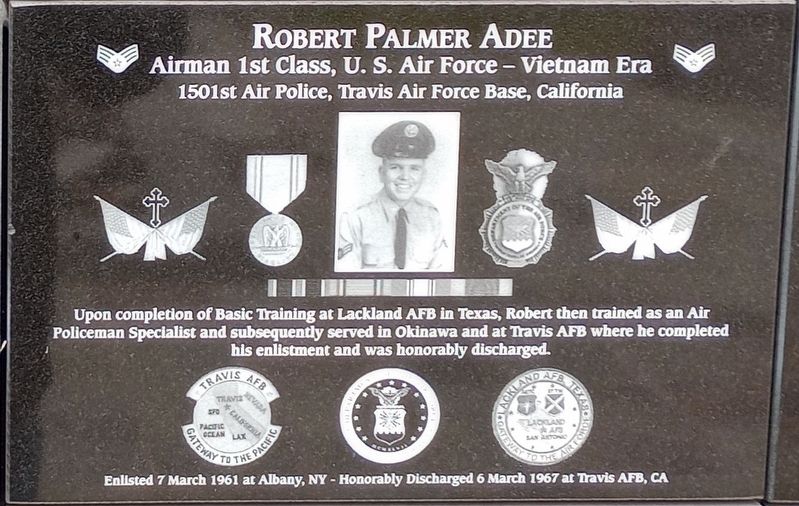 Robert Palmer Adee Marker image. Click for full size.
