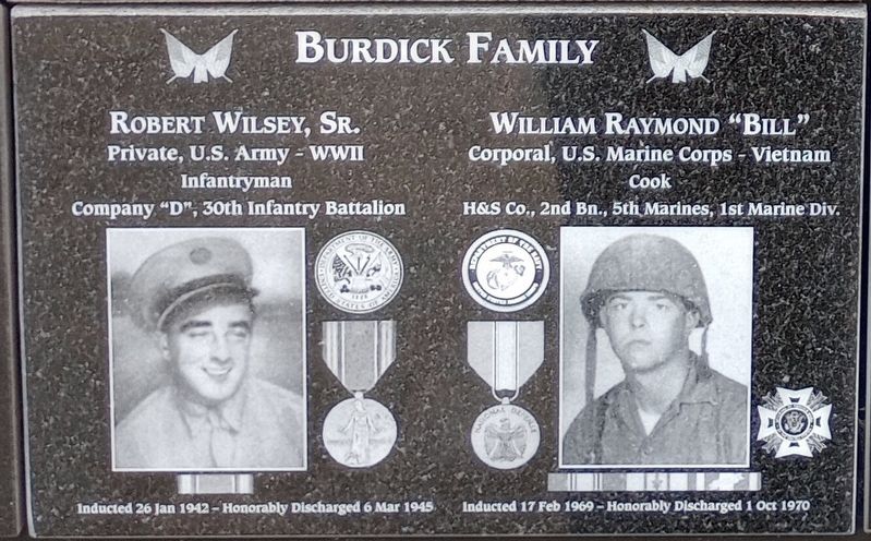 Burdick Family Marker image. Click for full size.