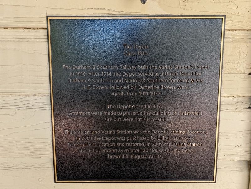 The Depot Marker image. Click for full size.