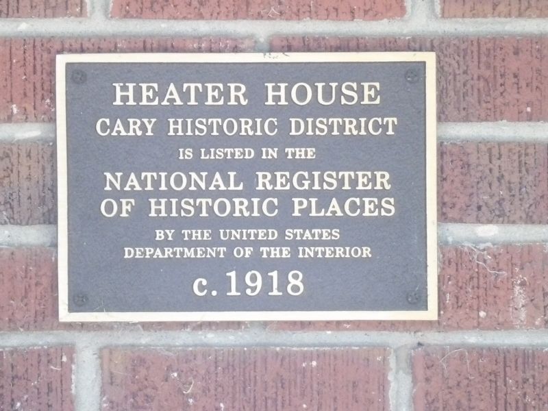 Heater House Marker image. Click for full size.
