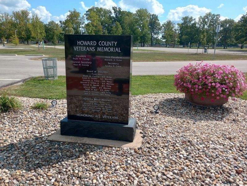Howard County Veterans Memorial image. Click for full size.