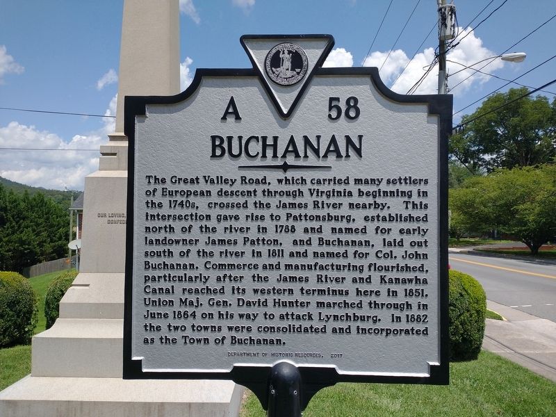 Buchanan Marker image. Click for full size.