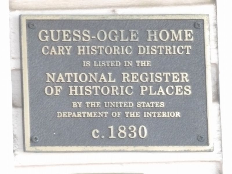 Guess-Ogle Home Marker image. Click for full size.