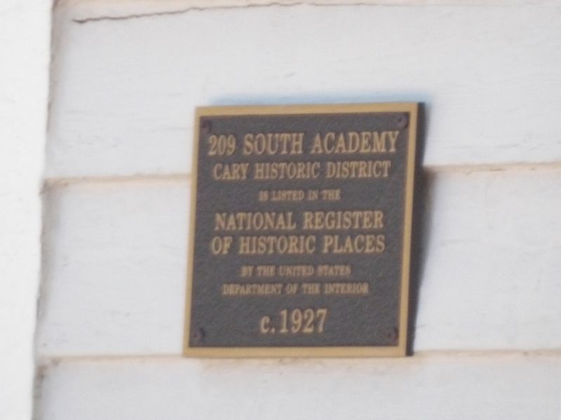 209 South Academy Marker image. Click for full size.