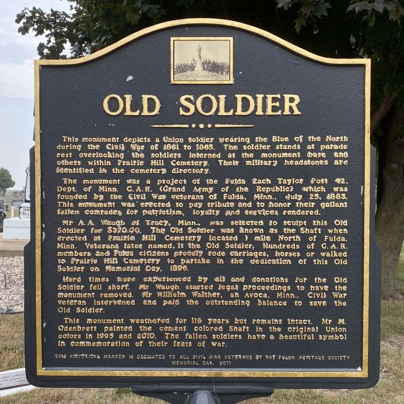 Old Soldier Marker image. Click for full size.