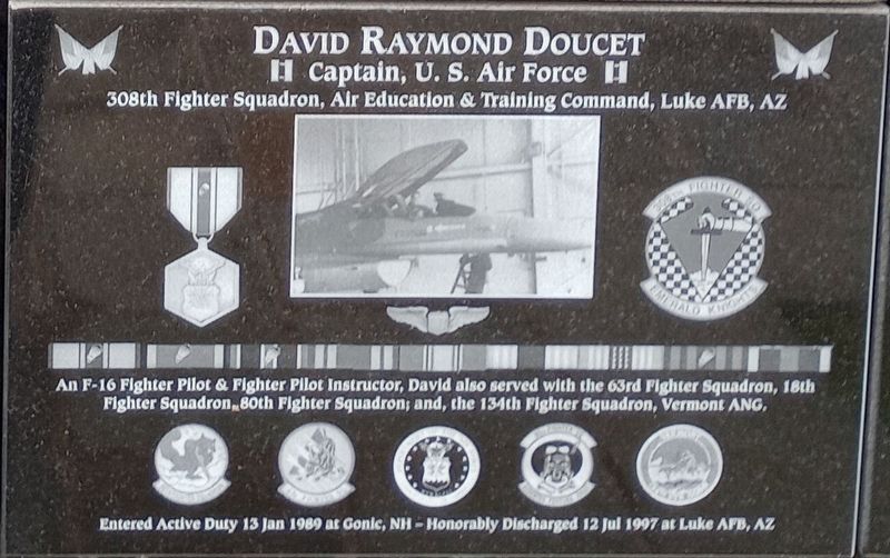 David Raymond Doucet Marker image. Click for full size.