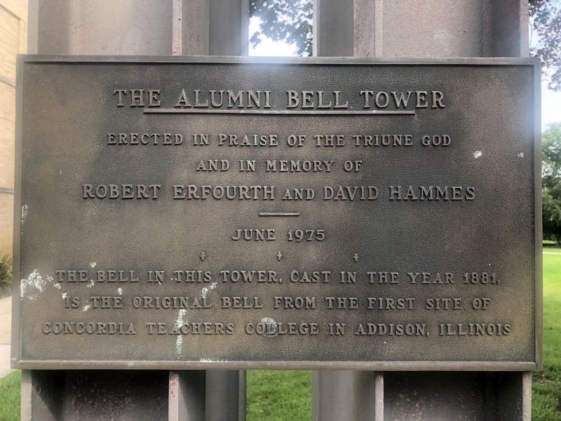 Alumni Bell Tower Marker image. Click for full size.