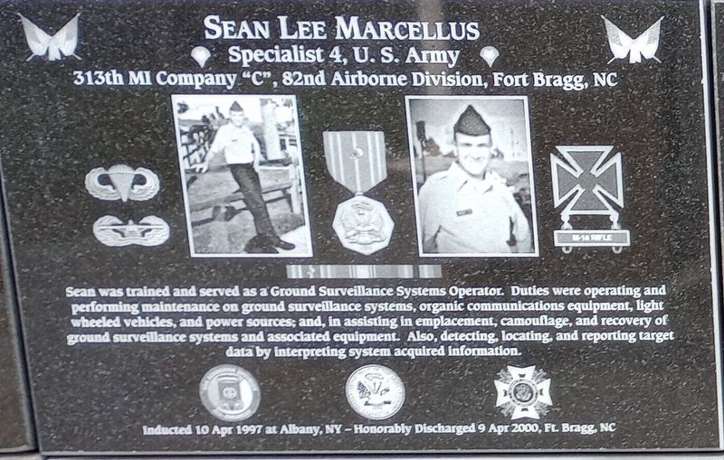 Sean Lee Marcellus Marker image. Click for full size.