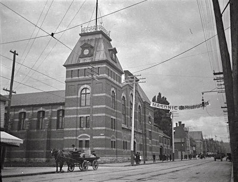 The North Drill Hall in 1905 image. Click for full size.