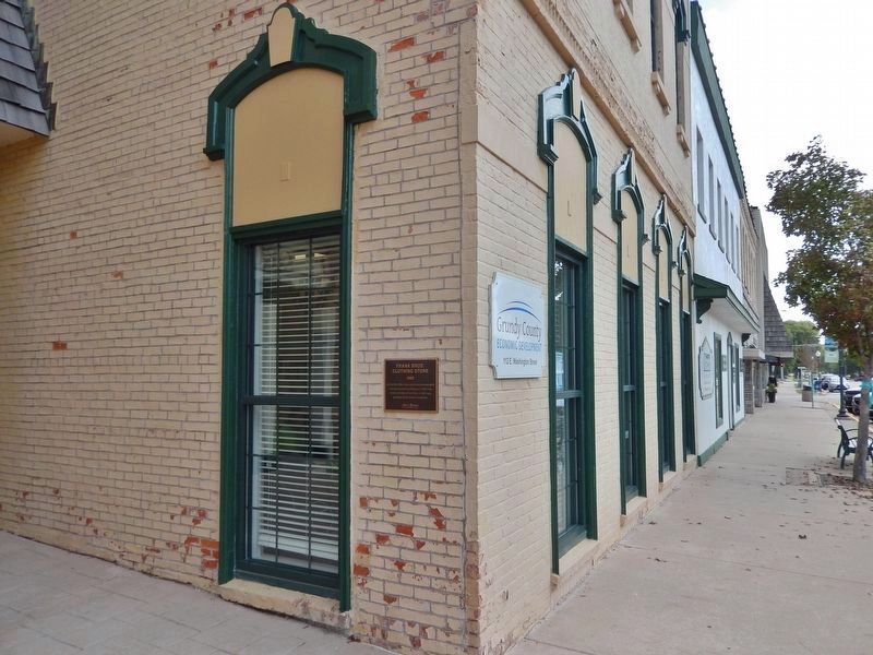 Frank Bros. Clothing Store (<i>southwest elevation</i>) image. Click for full size.