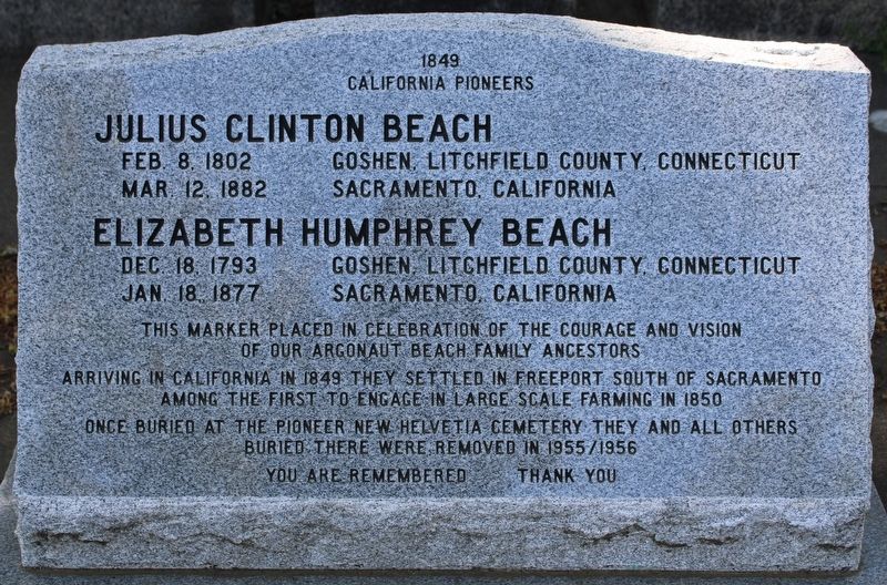 California Pioneers Marker image. Click for full size.
