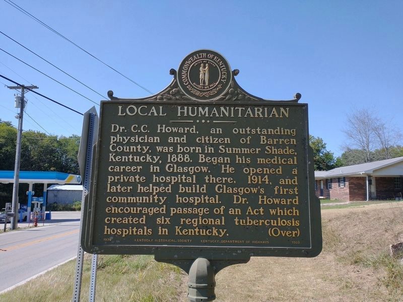 Local Humanitarian Marker (Side 1) image. Click for full size.