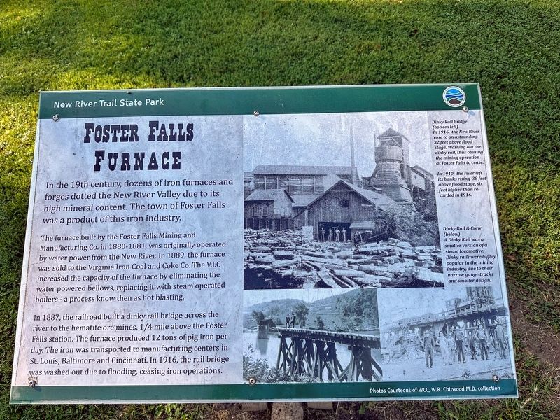 Foster Falls Furnace Marker image. Click for full size.