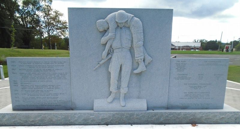 Schuylkill County Vietnam Veterans Memorial (back) image. Click for full size.