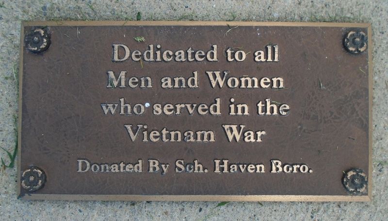 Schuylkill County Vietnam Veterans Memorial image. Click for full size.
