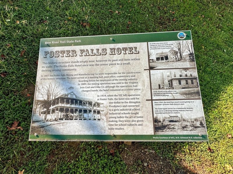 Foster Falls Hotel Marker image. Click for full size.
