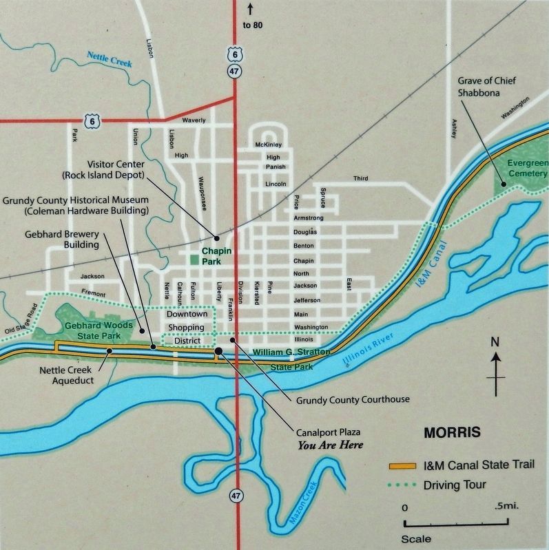 Marker detail: Morris Map image, Touch for more information