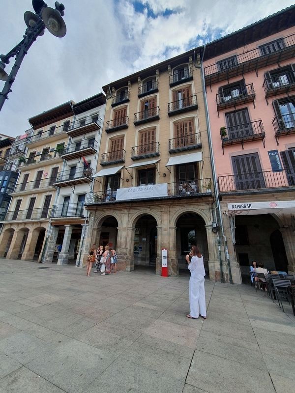 Club Atlético Osasuna Headquarters and Marker. Click for full size. Club Atlético Osasuna Headquarters and Marker image. Click for full size.