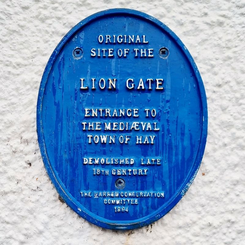 Original Site of the Lion Gate Marker image. Click for full size.