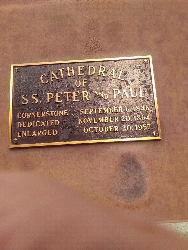Cathedral of Saints Peter and Paul Marker image. Click for full size.