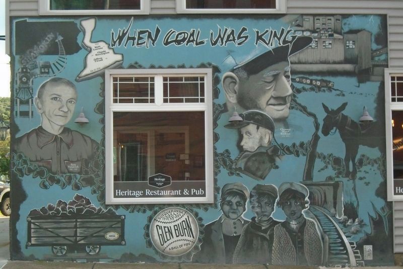 When Coal Was King Mural image. Click for full size.