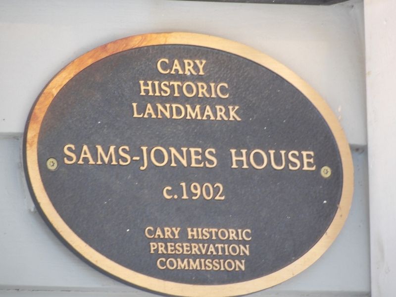 Sams-Jones House Marker image. Click for full size.