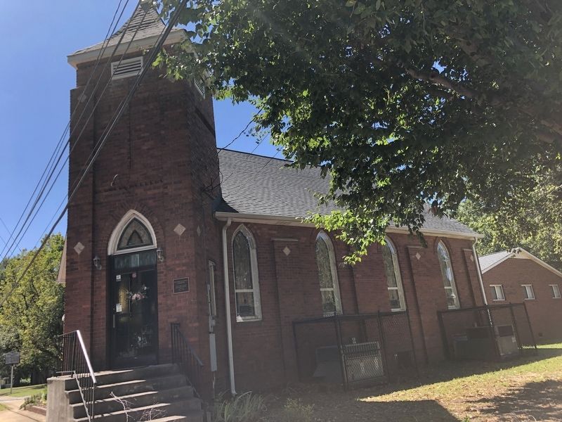 Saint James African Methodist Episcopal Church Marker. Click for full size. Saint James African Methodist Episcopal Church Marker image. Click for full size.