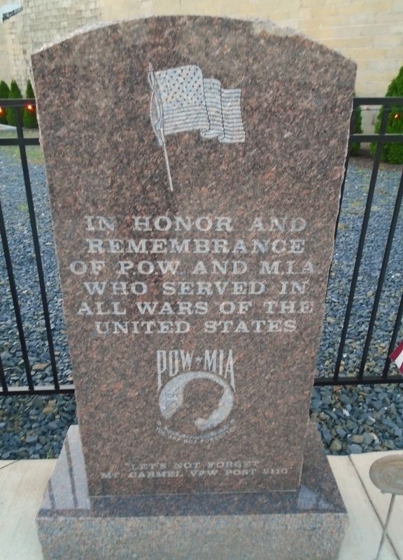 P.O.W. and M.I.A. Memorial. Click for full size. P.O.W. and M.I.A. Memorial image. Click for full size.