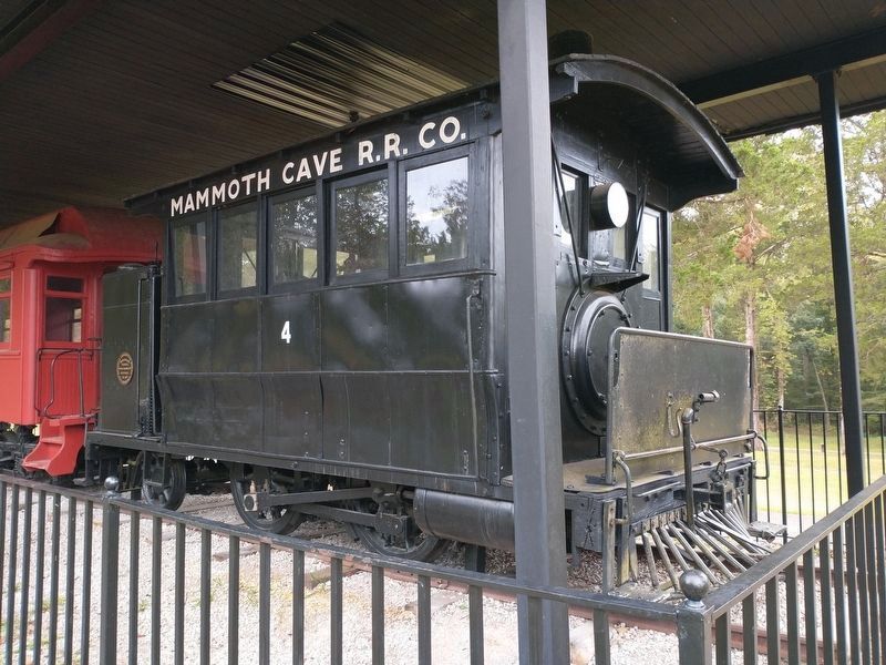Mammoth Cave Railroad Engine image. Click for full size.