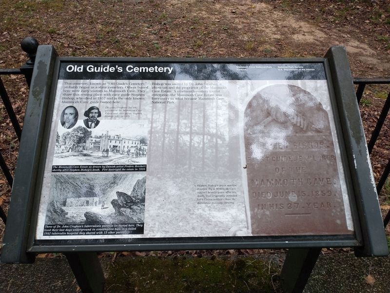 Old Guide's Cemetery Marker. Click for full size. Old Guide's Cemetery Marker image. Click for full size.