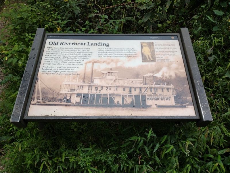 Old Riverboat Landing Marker. Click for full size. Old Riverboat Landing Marker image. Click for full size.