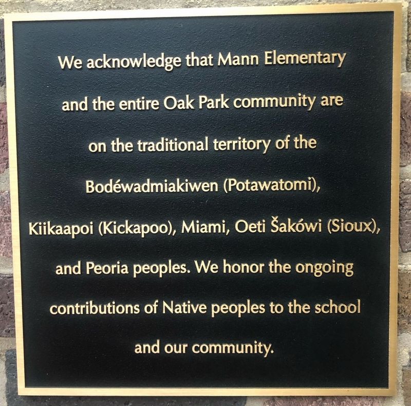 Mann Elementary Marker image. Click for full size.