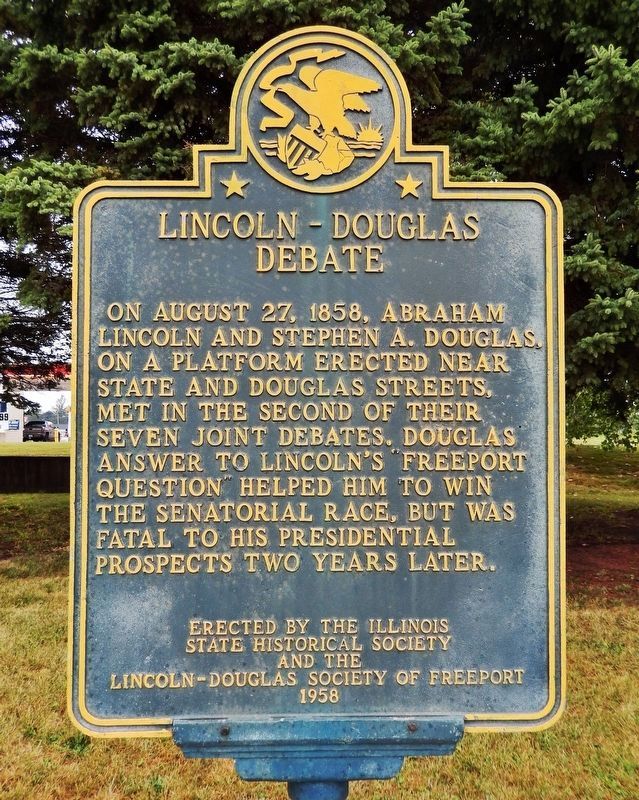 Lincoln-Douglas Debate Marker image. Click for full size.