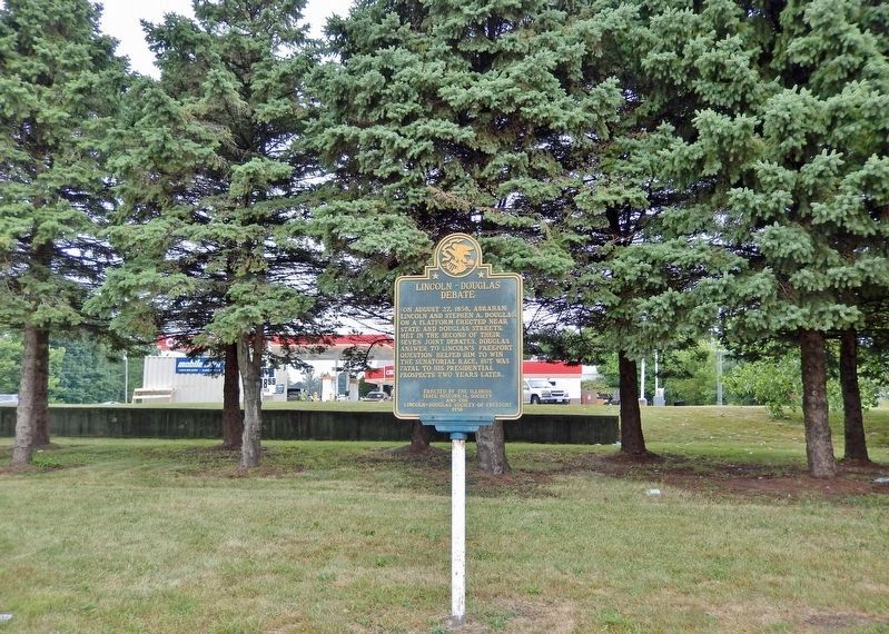 Lincoln-Douglas Debate Marker image. Click for full size.