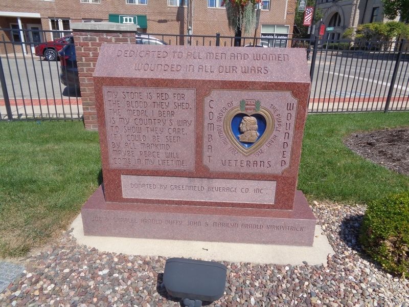 Combat Wounded Veterans Marker image. Click for full size.