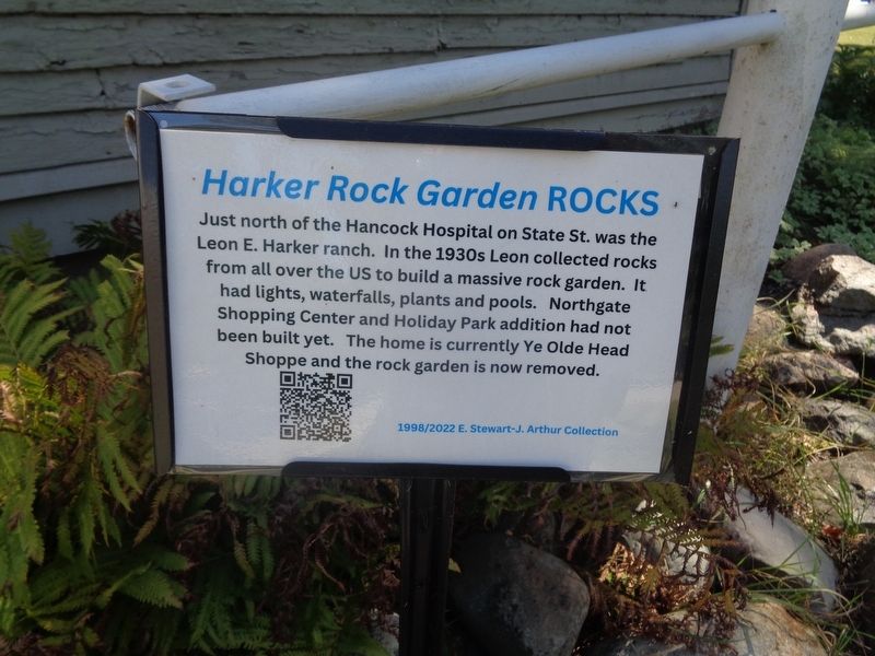 Harker Rock Garden Rocks Marker. Click for full size. Harker Rock Garden Rocks Marker image. Click for full size.