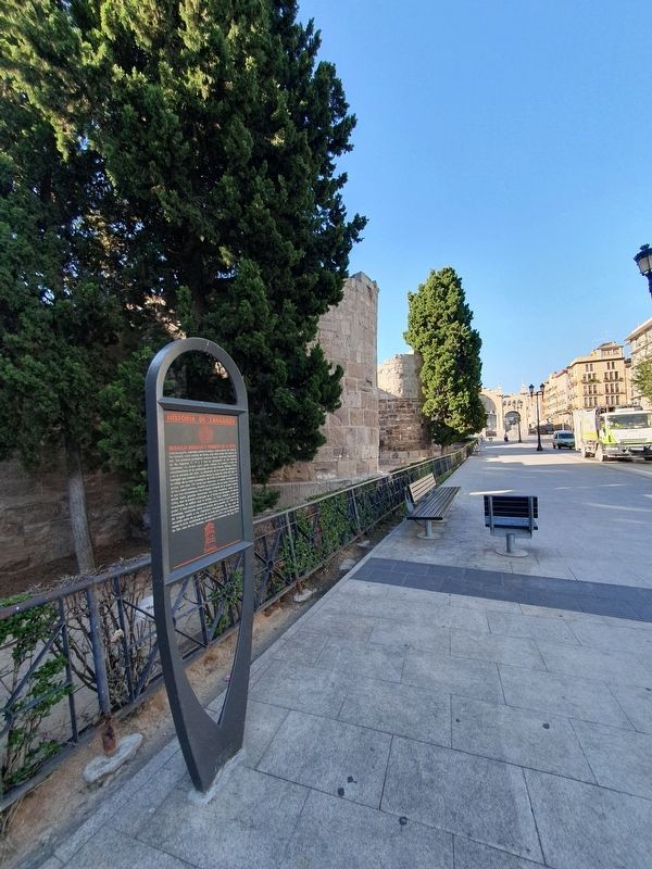 Roman Walls and the Tower of Zuda Marker. Click for full size. Roman Walls and the Tower of Zuda Marker image. Click for full size.