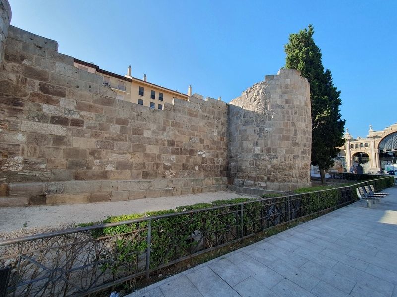 A portion of the Roman Walls. Click for full size. A portion of the Roman Walls image. Click for full size.