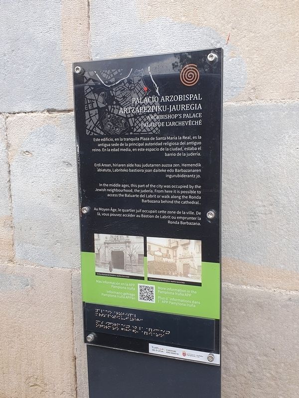 Archbishop's Palace Marker. Click for full size. Archbishop's Palace Marker image. Click for full size.