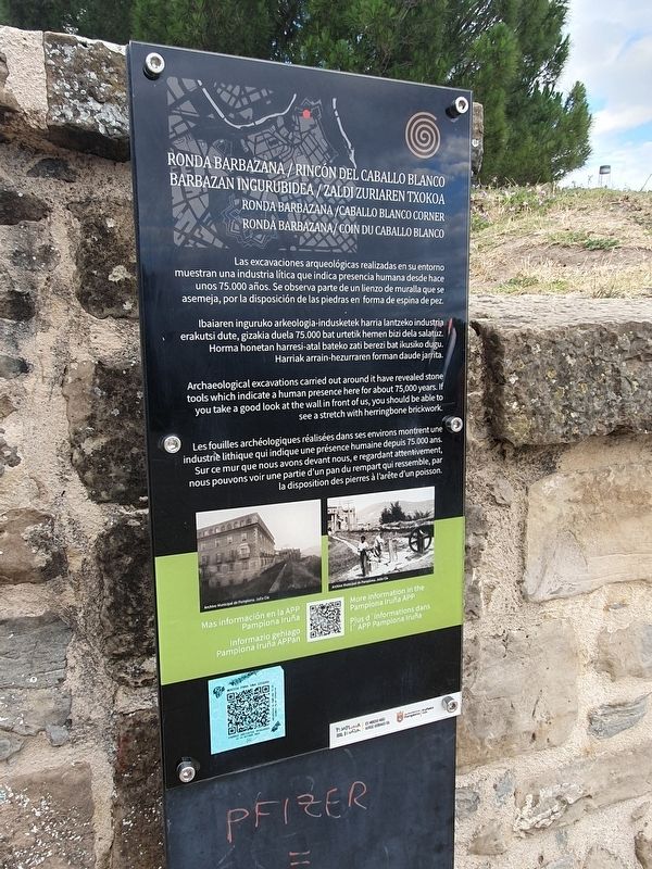 Ronda Barbazana / Rincón del Caballo Blanco Marker. Click for full size. Ronda Barbazana / Rincón del Caballo Blanco Marker image. Click for full size.
