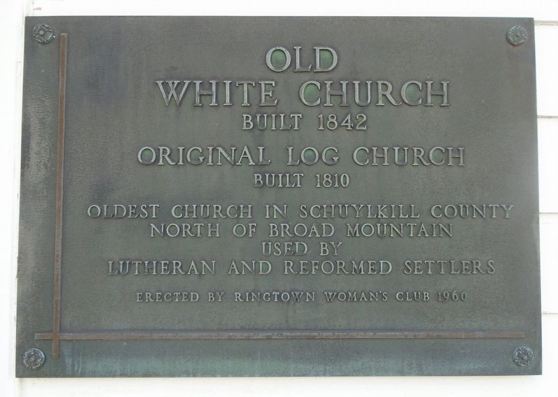 Old White Church Marker image. Click for full size.