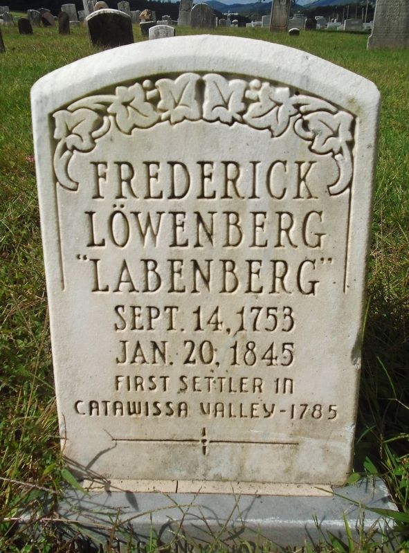 Frederick Lowenberg "Labenberg" Marker image. Click for full size.