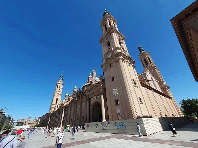 Pope John Paul II in Zaragoza Marker. Click for full size. Pope John Paul II in Zaragoza Marker image. Click for full size.