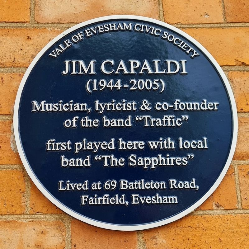 Jim Capaldi Marker. Click for full size. Jim Capaldi Marker image. Click for full size.