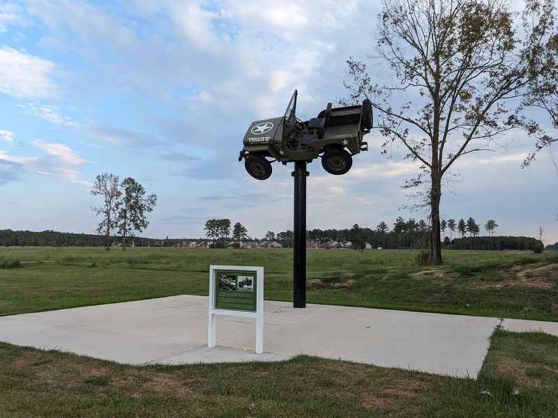 U.S. Military Jeep Marker. Click for full size. U.S. Military Jeep Marker image. Click for full size.