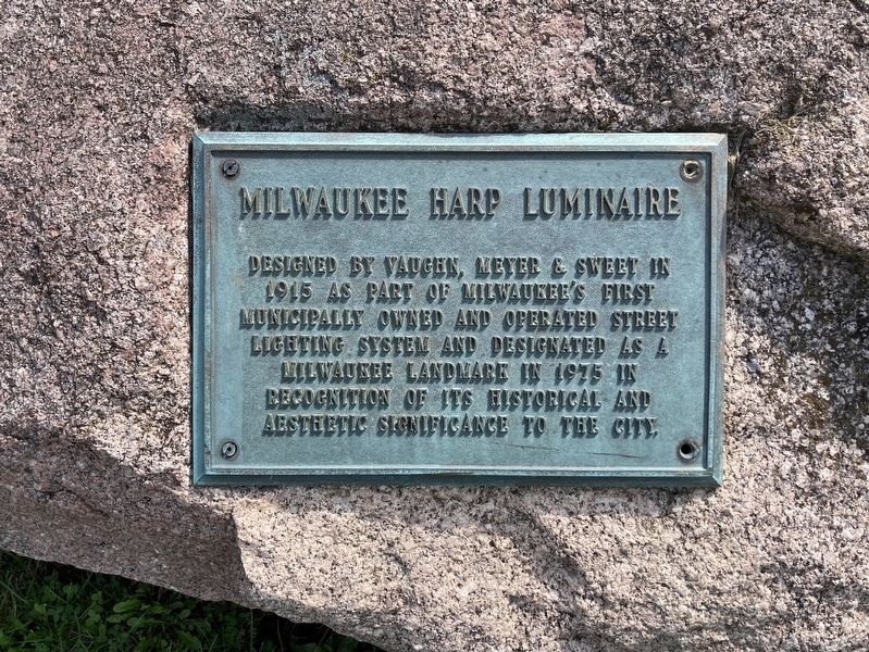 Milwaukee Harp Luminaire Marker. Click for full size. Milwaukee Harp Luminaire Marker image. Click for full size.