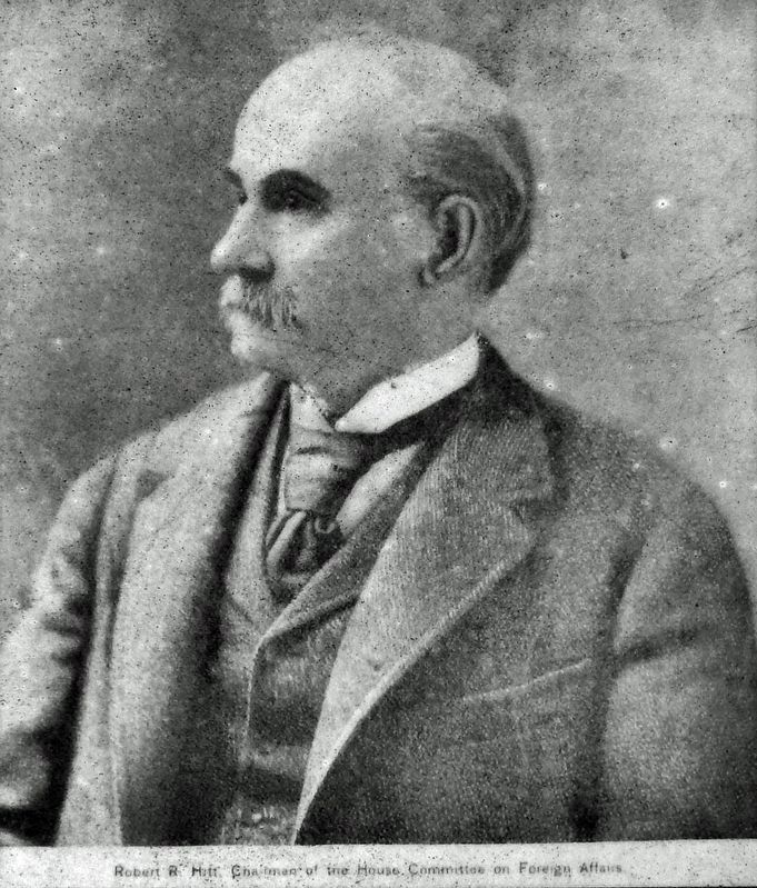 Marker detail: Robert H. Hitt image. Click for full size.