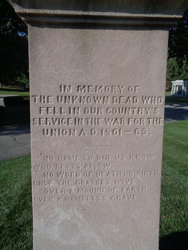 Woman's Relief Corps Monument Marker. Click for full size. Woman's Relief Corps Monument Marker image. Click for full size.